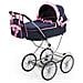 Carrozzina Per Bambole Reig Dolls Pram Blu Marino 64 Cm - Foto miniatura 1