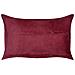 Set Di 2 Cuscini Zinnia Velluto A Coste 47 X 27 Cm Bordeaux Tinta Unita - Foto miniatura 6