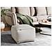 Pouf Dareyn Velluto Beige Chiaro - Foto miniatura 1