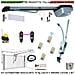 Kit Automazione Motore 220/24 V Da Soffitto Per Cler Basculante 70 Kg 4 Radiocomandi Faro Antenna Selettore Binario Al - Foto miniatura 1