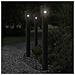 Lampade Da Terra Per Esterni 3 Pz Nere 110 Cm In Acciaio Inox - Foto miniatura 1