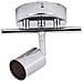 Applique Faretto Soffitto Sospensione Plaffoniera Orientabili Gu10 Led Cromato* - Foto miniatura 1
