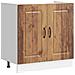 Mobile Base Lavello Kalmar Legno Vecchio 80x46x81,5 Cm - Foto miniatura 2