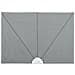Tenda Laterale Per Terrazza Pieghevole Grigio 300x150 Cm - Foto miniatura 1