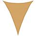 Vela Parasole 160 g/m² Triangolare Sabbia 5x6x6 m in HDPE - Foto miniatura 1