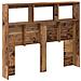 Testata Legno Vecchio Legno Massello di Recupero 120 x 17 x 102 cm - Foto miniatura 3