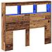 Testata Legno Vecchio Legno Massello di Recupero 120 x 17 x 102 cm - Foto miniatura 9