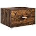 Scrivania Rovere fumo 131.5 x 50 x 106.5 cm Legno multistrato - Foto miniatura 5