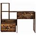 Scrivania Rovere fumo 131.5 x 50 x 106.5 cm Legno multistrato - Foto miniatura 7