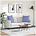 Cuscini da Divano 2 pcs Blu 80 x 80 cm Tessuto - Foto miniatura 4