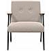 poltrona Grigio chiaro 59 x 75 x 78 cm - Foto miniatura 4