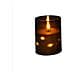 Set Di 5 Candele Led Senza Fiamma Nere Con Luci A Filo Di Rame, 7.5cm - Foto miniatura 1