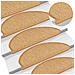Tappeti Autoadesivi Scale Aspetto Sisal 30 pz 65x21x4 cm Sisal - Foto miniatura 6