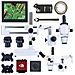 Mikroscopio Stereoscopico Trinoculare Moon Pro Msmp-t-sdms1-6745 - Set Con Camera Draco Red Pro 2mp, Display 8"", Illuminatore Led Regolabile | Alta Qualità Ottica, Zoom 6.7x-45x, Uso Professionale - Foto miniatura 1