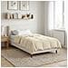 Duvet Invernale Trapuntato Crema 135 x 220 cm Microfibra - Foto miniatura 4
