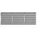 Fioriera Grigio chiaro 240 x 80 x 75 cm Acciaio - Foto miniatura 4