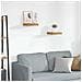 Scaffale da parete 2 pcs Beige 23 x 23,5 x 4 cm - Foto miniatura 2