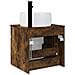 Mobile lavabo da parete Rovere Fumo 49 x 44,5 x 66 cm - Foto miniatura 3