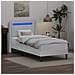 Struttura letto con materasso Bianco 90 x 200 cm Similpelle - Foto miniatura 4