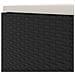 Set Salotto da Giardino con Cuscini 7pz Nero Polyrattan - Foto miniatura 8