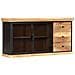 Credenza 150x40x75 cm in Legno Massello di Mango - Foto miniatura 1