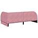 Struttura Letto Angolare con Materasso 2 pcs Rosa Velluto - Foto miniatura 9