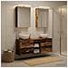 Set di Armadi da Bagno 5 pcs Legno antico 50 x 14,5 x 70 cm - Foto miniatura 2