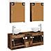 Set di Armadi da Bagno 5 pcs Legno antico 50 x 14,5 x 70 cm - Foto miniatura 8