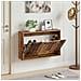 Mobiletto per Scarpe da Muro HOORN 71 x 17 x 43 cm Legno antico - Foto miniatura 2