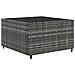 Set Divani da Giardino 11 pz con Cuscini in Polyrattan Grigio - Foto miniatura 5
