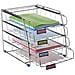 portacorrispondenza cor4f 4 ripiani scorrevoli in metallo alba - Foto miniatura 3
