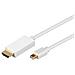 2m Mini DisplayPort - HDMI Cable Bianco - Foto miniatura 1