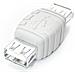 Adattatore Accoppiatore USB A Gender Changer Tipo A 4 pin - femmina / femmina - Foto miniatura 1