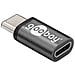 IADAP USBC-MICROBK - Adattatore USB-C M a Micro USB F Nero - Foto miniatura 1