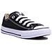 All Star Ct Scarpe Sneakers Nere Black Basse Low Junior Donna 33 - Foto miniatura 8