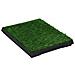 Toilette Animali 2pz Vassoio e Prato Finto Verde 63x50x7cm WC - Foto miniatura 5