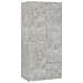 Armadio Grigio Cemento 80x52x180 cm in Legno Multistrato - Foto miniatura 2