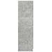 Armadio Grigio Cemento 80x52x180 cm in Legno Multistrato - Foto miniatura 7