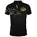 Polo Pesca Mania Pesce Gatto, Xl, Nero-giallo, Pesce Gatto Pescatori Polo Shirt 010.200.404 - Foto miniatura 4