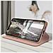 Custodia Folio Iphone 12 Mini Portafoglio Funzione Supporto Video Rosa Gold - Foto miniatura 4