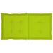 Cuscini per Sedie da Giardino 6 pz Verde Brillante 100x50x4 cm - Foto miniatura 3