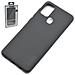 Custodia Frosted Shell Posteriore Rigida Antiscivolo Samsung Galaxy A21s A217 Black - Foto miniatura 1