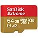 Scheda di Memoria MicroSDXC Extreme 64 GB UHS-I di Classe 10 Velocità 160 MB / s con Adattatore - Foto miniatura 1