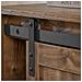 Credenza Con Anta Scorrevole, Scarpiera Con Porta Fienile, Mobile Da Ingresso, Armadio Multifunzionale, Fsb59-n - Foto miniatura 3