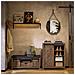 Credenza Con Anta Scorrevole, Scarpiera Con Porta Fienile, Mobile Da Ingresso, Armadio Multifunzionale, Fsb59-n - Foto miniatura 5