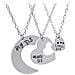 Collane Per Sorelle ""sorellina"", ""sorellina"" E ""sorellina"" Silver - Foto miniatura 7