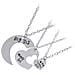 Collane Per Sorelle ""sorellina"", ""sorellina"" E ""sorellina"" Silver - Foto miniatura 4