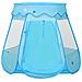 Tenda Da Gioco Per Bambini Blu Con 250 Palline 102x102x82 Cm - Foto miniatura 8