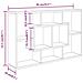 Scaffale A Parete Bianco 85x16x52,5 Cm In Legno Multistrato - Foto miniatura 9