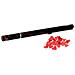 Electric Confetti Cannon 80cm, Red Hearts - Foto miniatura 1